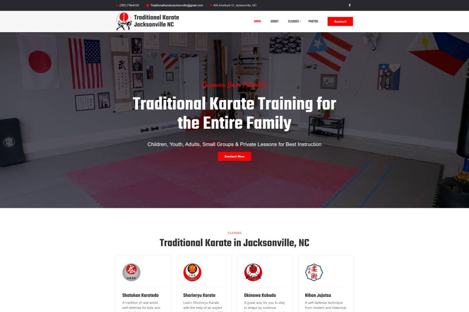 Traditional Karate in Jacksonville, NC